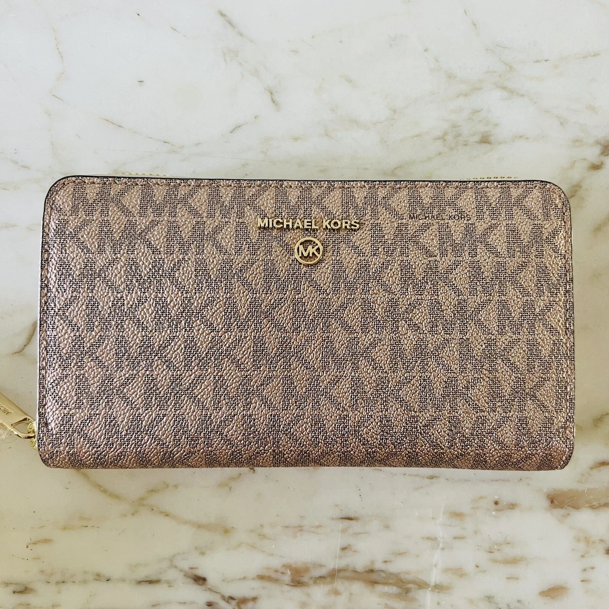 Michael kors top wallet rose