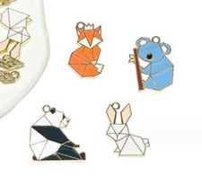 40pcs Cartoon animals Metal Charm Pendant DIY Necklace Jewelry Making