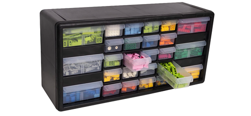 26 Drawer Plastic Craft Storage Cabinet Hardware Small Parts Organizer Tool Box - Picture 8 of 8