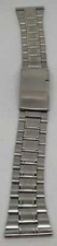 BRACCIALE ACCIAIO mm18 E mm24 CHIUSURA CON PULSANTE TIPO FOSSIL ACCORCIABILE