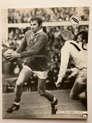 Photo L’Équipe Collection – La Hutte – Rugby France-Angleterre (18 Avril 1970)