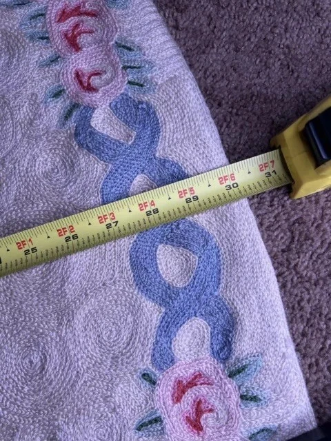 Alfombra Floral Ovalada Ralph Lauren Etiqueta Azul De Colección Foto 4 de 4