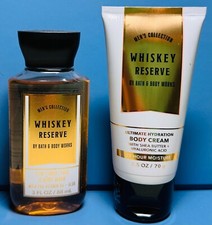 NEW WHISKEY RESERVE 2PC TRAVEL GIFT SET Bath Body Works SHIPS FREE