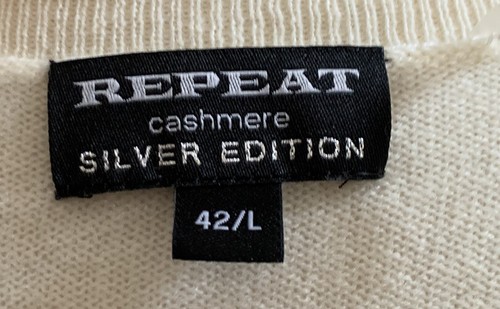 REPEAT Damengröße 42 Large 100 % Kaschmir Oversize Ombré Pullover gebraucht, in einwandfreiem Zustand - Bild 5 von 5