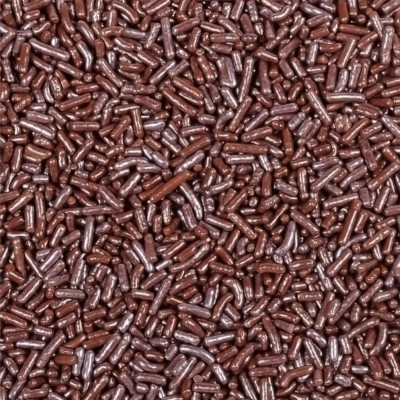 Brown Chocolate Jimmies, Metallic Jimmies, Sprinkles, 4.3 Ounce