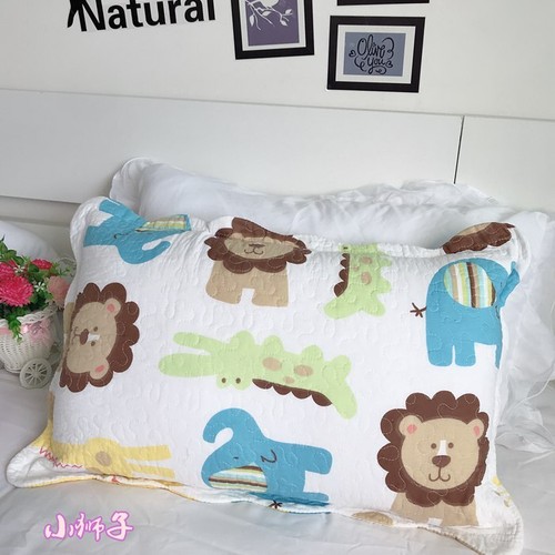 Funda de almohada acolchada de algodón en mal estado cama de mosaico 40X60 cm bonita - Imagen 57 de 58