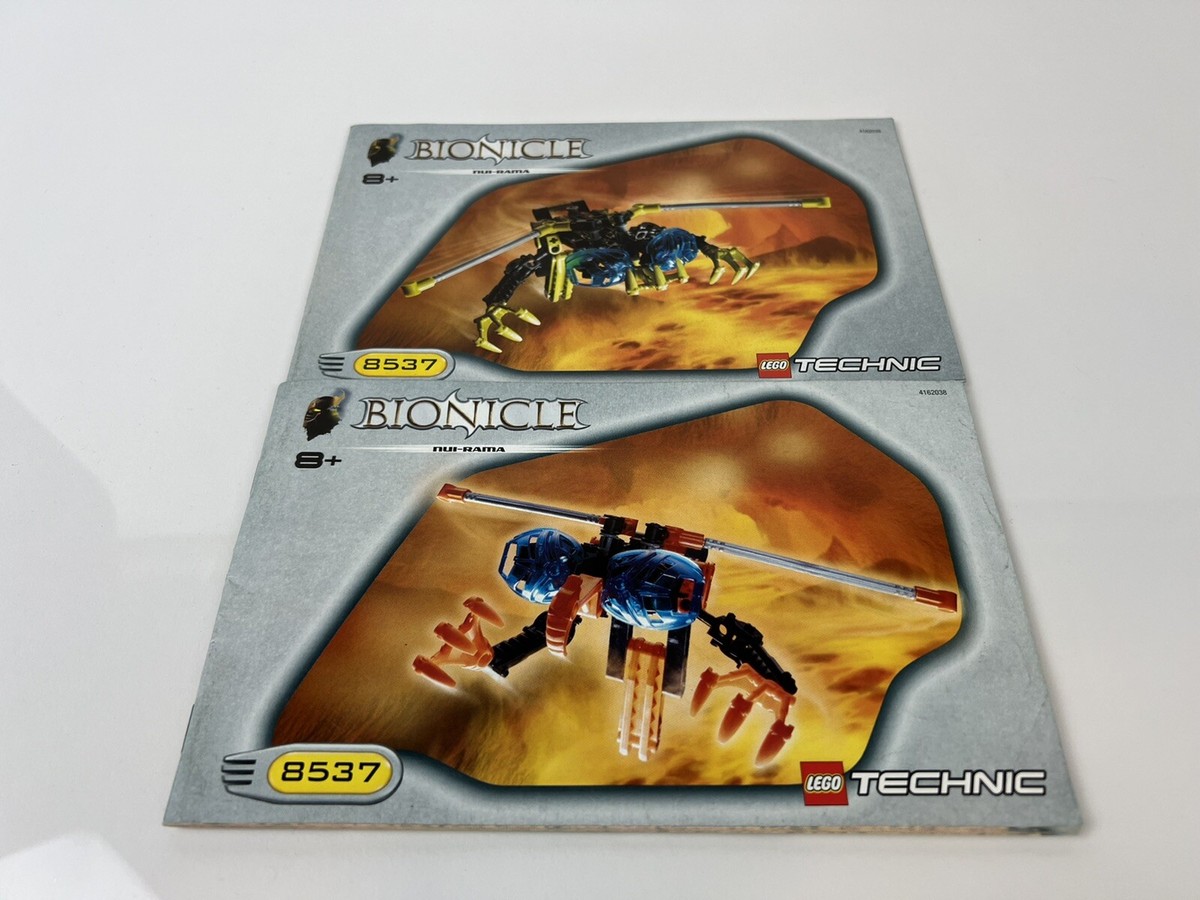 Lego Technic Bionicle Nui-Rama Set 8537 Instructions Manual Only