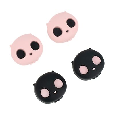 GeekShare Thumb Grip Cap Joystick Cover for PS4/PS5/NS Pro Controller 4pcs Skull