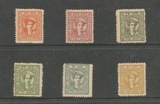 Indore (Indian Feuditory State)  SG36-41 the 1940-46 GVI set to 4a MNH