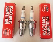 (2) NGK BR9EG 4015 RACING Spark Plugs SOLID Terminal MX ATV 2-Strokes