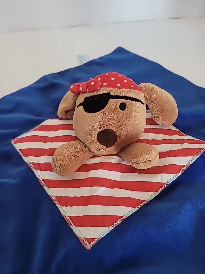 Manta de seguridad para niños preferida cachorro perro marinero pirata Ahoy bebé azul amoroso  Foto 3 de 4