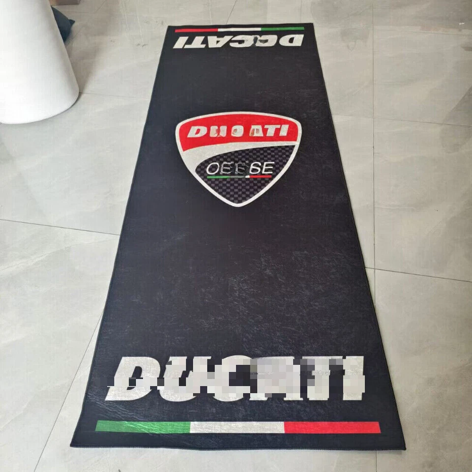  Alfombrilla de garaje 220x80 cm para exhibición de piso Ducati V4 V4S V2 MONSTER 950 821 937 939 Foto 3 de 4
