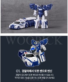 TOBOT 2023 MINI Rescue DOC SSEN BOOM Set Transformer Robot Car Action Toy
