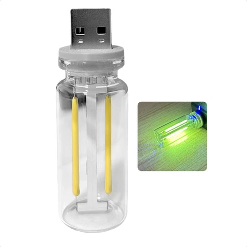 2X Retro Car Lamps USB LED Car Interior Atmosphere Lights Plug-in USB Night Lamp - Bild 19 von 28