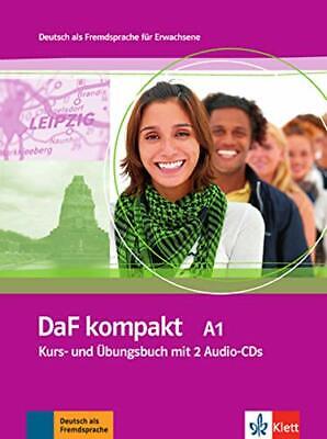 DaF Kompakt in 3 Banden Kurs- und Ubungsbuch A1 mit 2 Audio-CDs German VERY GOOD