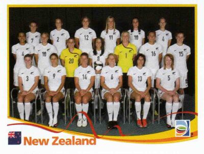 Panini Sticker Women's World Cup 2011 No 122 NZL New Zealand Team / Team