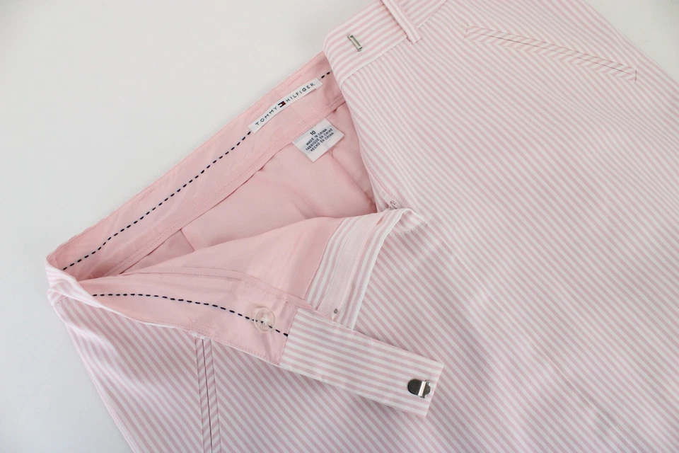 TOMMY HILFIGER St Lucia Skirt Women's (UK) 10 Zip Fly Lined Mini - Image 4 of 4