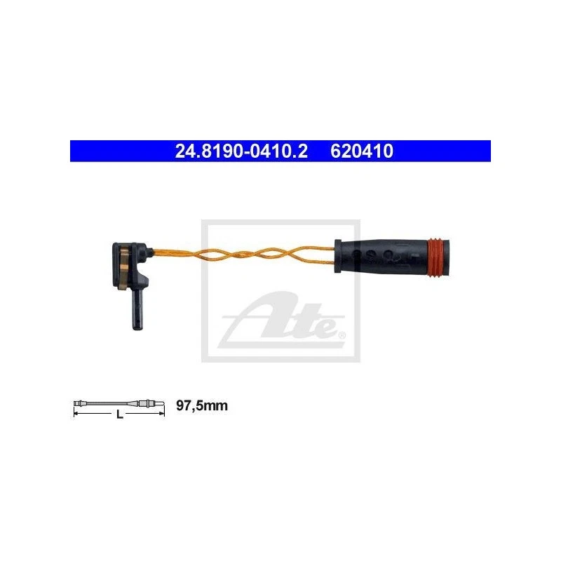 ATE 24.8190-0410.2 Témoin d'usure de plaquette de frein pour Mercedes E C C - Photo 1/1