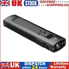 Ultra 1200 Lumen EDC Flashlight with LED Light, RGB Side Light and Laser