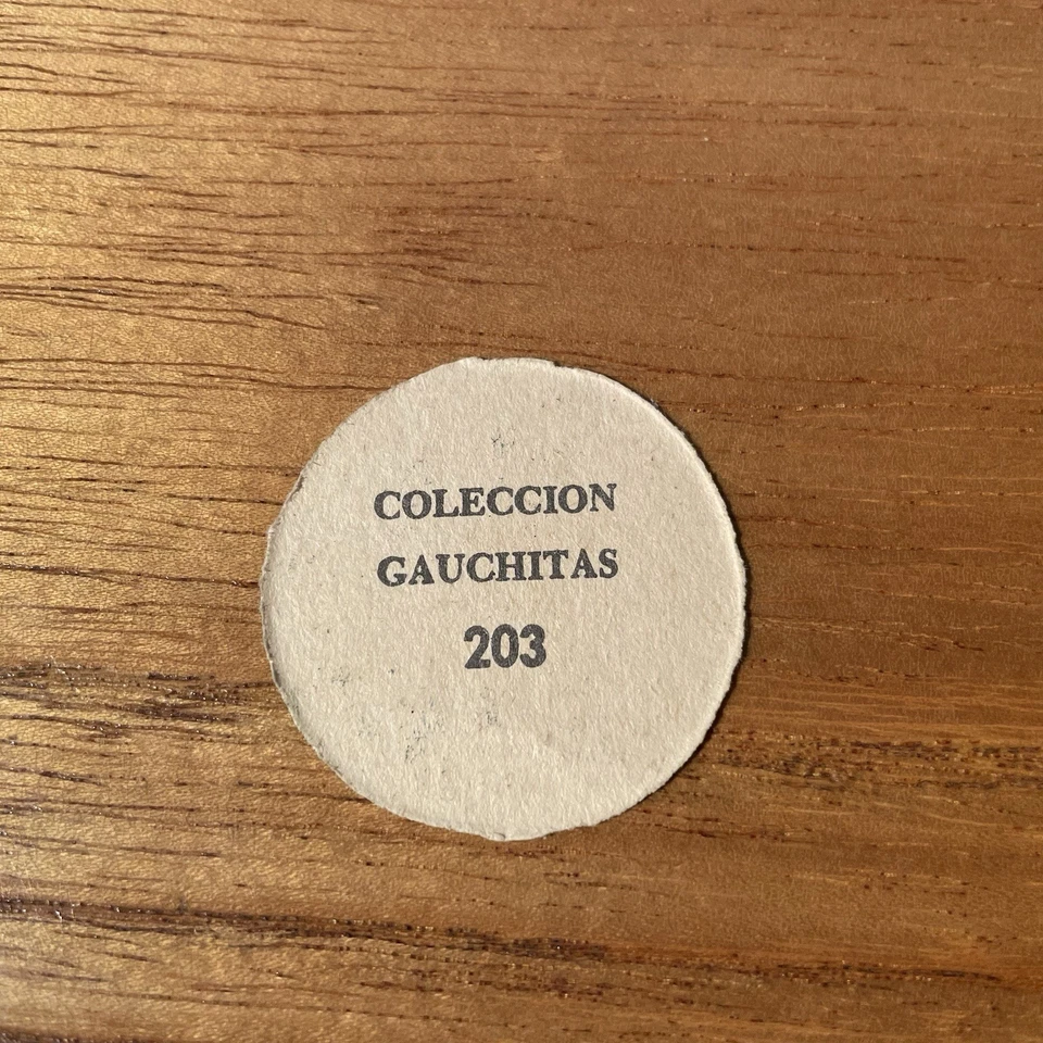 1968 Figuritas Gauchitas The Three Stooges Moe Disc Rare Argentina Vintage - Image 3 of 4