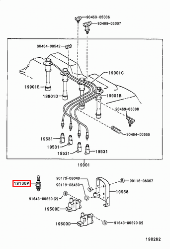 Genuine Corolla ZZE122 ZZE121 ZZE120 ZZE112 1.6 1.4 1.8 Spark Plug K16R-U11 x4 - Picture 5 of 20