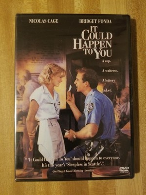 It Could Happen To You DVD 1994 Nicolas Cage Bridget Fonda Widescreen New Sealed