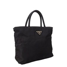 Prada Pocono Nylon Mini Tote Nera Shopping Bag Triangolo Logo Ottima