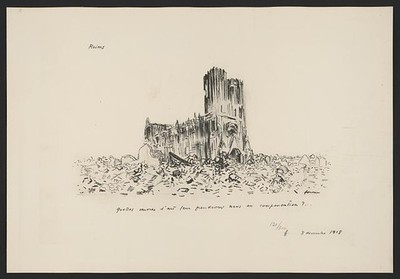 Photo:Reims. Quelles oeuvres d'art leur pasidrons nous en copensation?