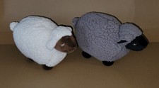 Pair of Bath and Body Works Sherpa Soft 9" Long Plush Sheep Stuffed Animals