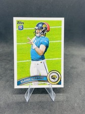 2011 Topps #160 Blaine Gabbert Rookie RC Jacksonville Jaguars Football Card. rookie card picture