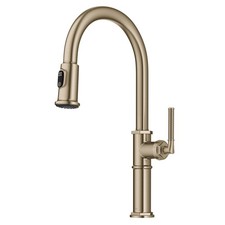 Kraus KPF-4100 Allyn 1.8 GPM 1 Hole Pull Down Kitchen Faucet - Gold