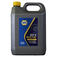 Napa Brake Fluid DOT 4 5l fits Nissan X-Trail 2001-2013 2.5 2.0 2 2.2 NBF3005 4.60 per litre