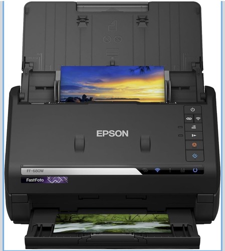 Epson FastFoto FF-680W Fotoscanner - Schwarz Gebraucht, sehr guter Zustand OVP
