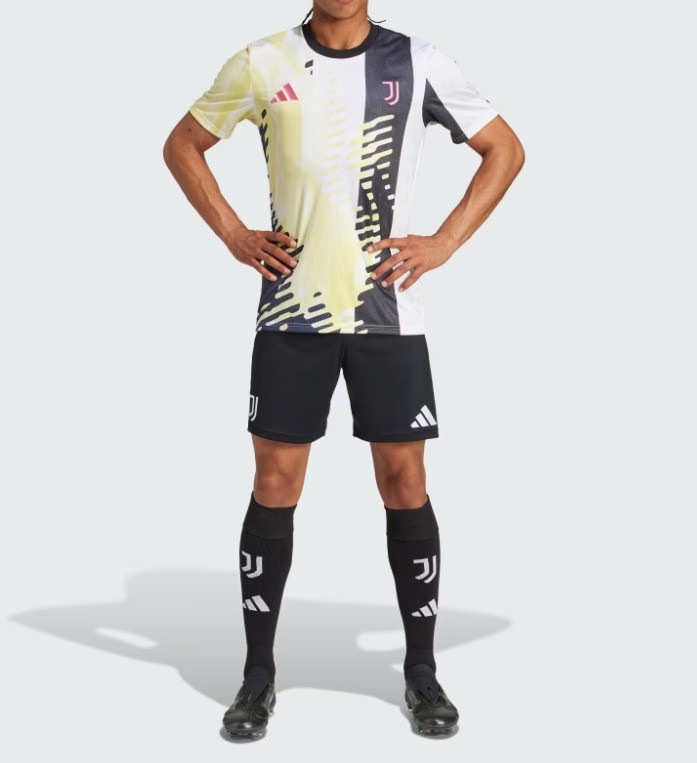 Adidas Juventus 24 / 25 Pre Match Jersey White JE4307 Mens Size M
