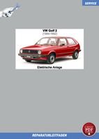 PDF VW Golf 2 1984-1992 Reparaturanleitung Elektrische Anlage