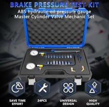 Brake Pressure Gauge Universal Brake Pressure Tester 0-3500psi Abs Black