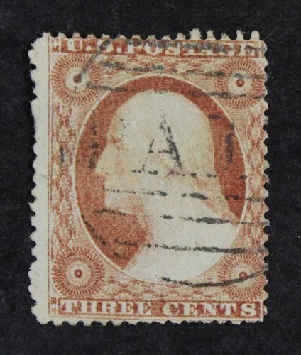 CKStamps: US Stamps Collection Scott#25A 3c Washington Used