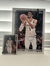 2025-26 Topps Victor Wembanyama Oversize/Jumbo Card OTC-2 San Antonio Spurs