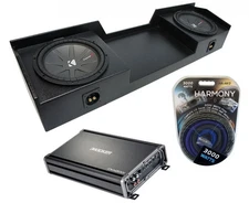 99-06 GMC Sierra Ext Truck Kicker CompR CWR12 Dual 12 Rhino Sub Box CX1200.1