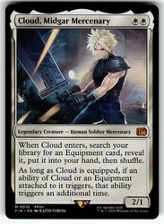 Cloud, Midgar Mercenary - Universes Beyond: Final Fantasy #0010 Mythic Rare