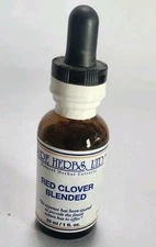 Red Clover Blended Herbal Extract Pure Herbs 1 oz. Liquid