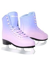 WELLWON Figure Ice Skates for Women Size 8/Men Size 6.5 Adult Figure Skates
