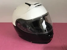 SHOEI NEOTEC LE Modular Police Motorcycle Helmet Black White Medium #14