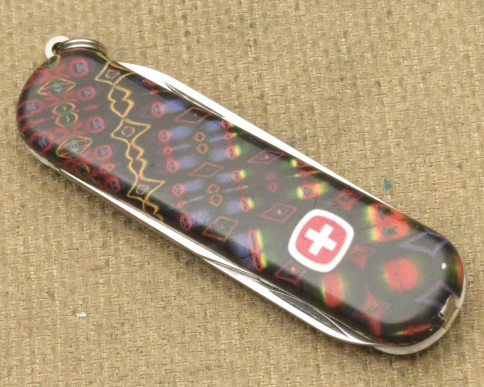 Canivete suíço vintage década de 1990 WENGER série SNIFE cabo Esquire PARADISE - Imagem 4 de 4