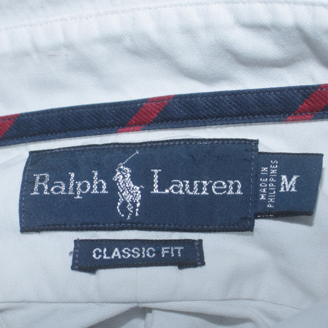 Polo Ralph Lauren 90's Long Sleeve Button Up Shirt Medium White image 7
