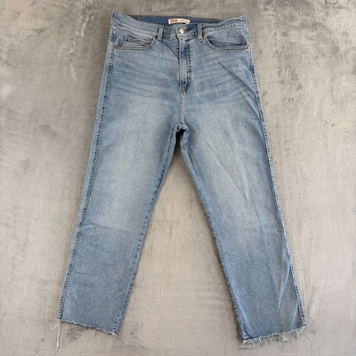 Levi's Signature Heritage High Rise Straight Jeans W33 L27 blau