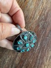 Statement Collector Blue Topaz and Diamond Black Enamel Pendant — photo 5
