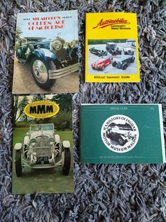 Brochure Museo del Motore X 4 anni 70/80