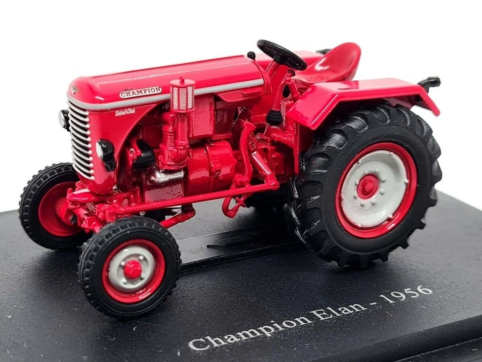 Hatchette 1/43 Champion Elan 1956 Red Diecast & Plastic Scale model Farm tractor - Image 3 of 4
