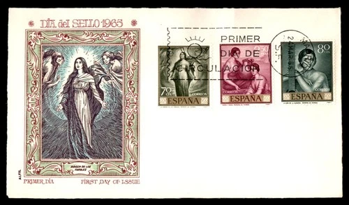 Mayfairstamps Spain FDC 1965 Paintings Combo First Day Cover aaw_38747